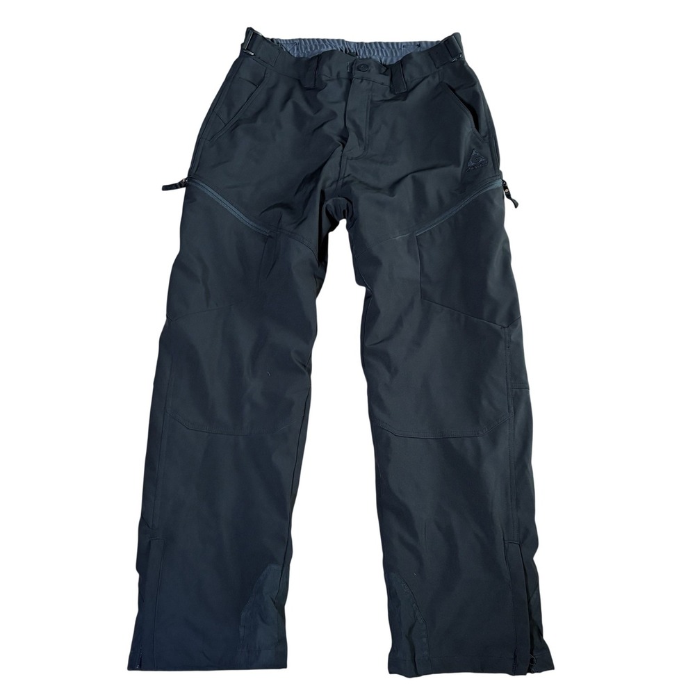 Gerry Snow Pants Mens 36x32 Black Softshell Insulated Adjustable Waist Stretch